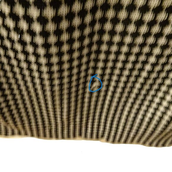 Zara Collection Pre-Loved Size Small Black Diamond Checkered Bodycon Dress - Picture 4 of 8